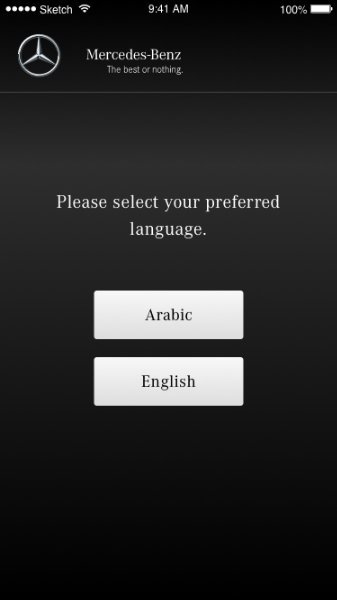 Language choice: Arabic or English