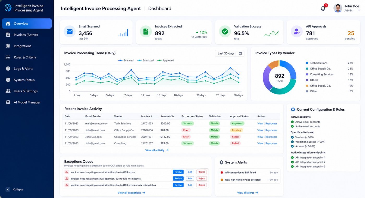Invoice Agent screenshot